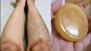 Homemade Hair Removal Soap [upl. by Romalda484]