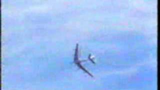 Boeing company 707 dash 80 completes a barrel roll during early flight testing to show the aircrafts abilities [upl. by Einre]