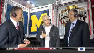 Eminem talks Berzerk MMLP2 amp asks Brent Musburger to call a Lions Game FULL [upl. by Aniad]