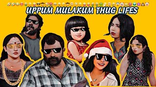 UPPUM MULAKUM SEASON 3🤟  THUG LIFES 🤣🤣  THUG LIFE VILLA [upl. by Qifahs]