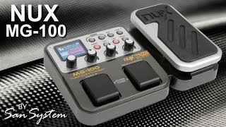 NUX MG100  Multi effects Processor [upl. by Daughtry]