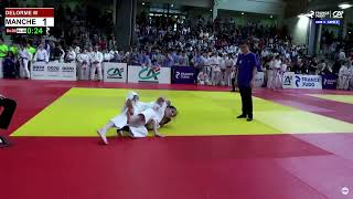 Coupe de France Judo 2024 Minimes Maêve Delorme [upl. by Madda]