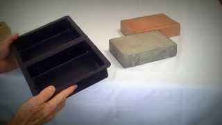 Slate Paver Mould 150mm x 200mm x 50mm [upl. by Nwahsyd]