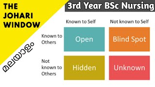 Johari Window Simple Explanation in Malayalam  3rd Year BSc Nursing  Mental Health Nursing [upl. by Eiramnna434]