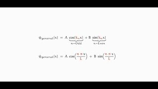 Infinite Potential Quantum Well L2 to L2 [upl. by Norra]