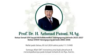 Mengenang Alm Prof H Achmad Fathoni Perum Bangau Putih Permai [upl. by Nol]