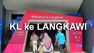 PENERBANGAN DARI KUALA LUMPUR KE PULAU LANGKAWI  CUTICUTI MALAYSIA [upl. by Eachern]