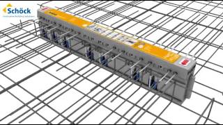 Schöck Isokorb® T K elem beépítése [upl. by Kcirddec]