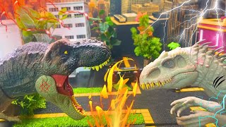 Jurassic World  Fan made Movies  The Indominus Rex Escapes the Paddock  Facing Owen Grady [upl. by Aerdnu536]