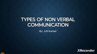 Types of non verbal communication Proxemics [upl. by Drof]