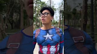 Captain America rescues SpiderMan from badguy spideylife [upl. by Undry]