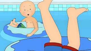 La journée de Caillou au Parc aquatique  Caillou en Français [upl. by Dlorag138]