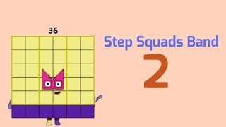 Numberblocks Band  Step Squads 2 [upl. by Eniala]