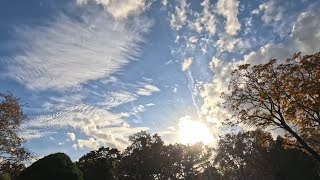 GWC Time Lapse  Late Afternoon Clouds and Sun  October 29 2024 [upl. by Lemal3]