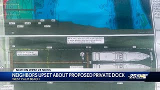 Proposed 300 foot intracoastal yacht dock sparks concerns [upl. by Boser]