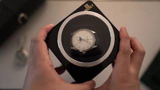 JaegerLeCoultre Master Ultra Thin Moon Unboxing  Mozsly Watch Winder [upl. by Shari]