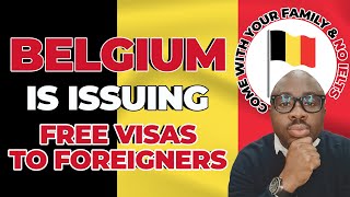 How to apply for Belgium work visa 2024 Get scholarship in Belgium  Belgium Work Permit [upl. by Ifok]