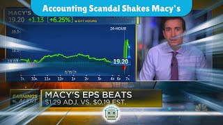 Macys Delays Earnings Report Amid 154 Million Accounting Scandal [upl. by Jallier]