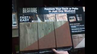 Restore Liquid Armor Deck Resurfacer  Home Depot [upl. by Fennelly]