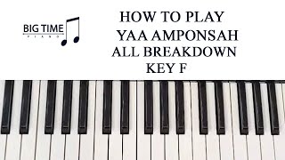 HOW TO PLAY YAA AMPONSAH GHANAIAN HIGHLIFE KEY F [upl. by Sauveur]