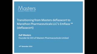 Webinar Deflazacort Access Navigating Potential Changes to Your Prescription  November 2016 [upl. by Laktasic324]