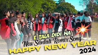 Happy New YearNew Santali🌟Dj Song🌟2024Kalpana HansdaDj Megnath [upl. by Ettesil]