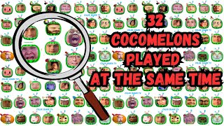 32 Cocomelons Intro Played In The Same Time  Episode 1 [upl. by Anitreb]