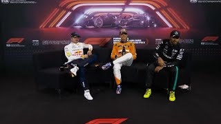 Most Bizzare Press Conference ever Singapore Post Qualifying  Max Pwns FIA [upl. by Frohman]