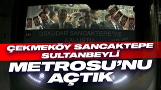 ÇEKMEKÖY  SANCAKTEPE  SULTANBEYLİ METROSU 1 ETABI [upl. by Amasa]