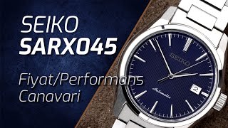 Seiko SARX045 FiyatPerformans Canavarı SARX055 Baby Snowflake ve SARX075 Sharp Edged Alternatifi [upl. by Suirtimed]