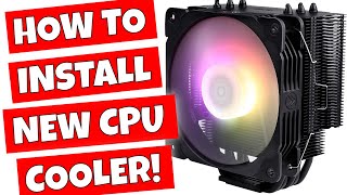 How To Install Aftermarket AMD AM4 CPU Cooler Upgrade Featuring Vetroo V5 [upl. by Enelcaj]