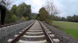 Mitfahrt in der Schaku von Kaiserslautern nach Bingen Rhein Hbf  DB Bahn  Nr 27  GoPro Hero 3 [upl. by Arbas]