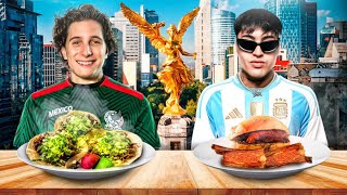 Batalla de ASADO MÉXICO vs ARGENTINA con Tiago PZK [upl. by Nohsar]