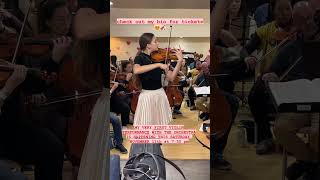 Mendelssohn  Violin Concerto with Orchestra Karolina Protsenko [upl. by Effie]