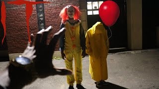 FOLLOWING GEORGIE AND PENNYWISE THEY CHASED ME OMG [upl. by Lillywhite568]