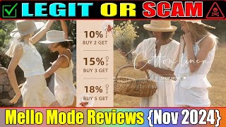 Mello Mode Reviews See  Legit Or Another Scam Site [upl. by Gnort]