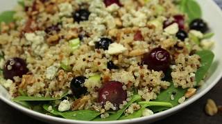 Ancient Grain Salad with Blueberries  The Produce Moms [upl. by Voletta776]