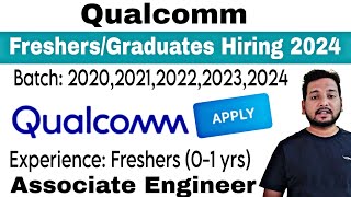 Qualcomm Direct Hiring 2024  Qualcomm Off Campus Drive  Freshers Direct Test  BEBtech Test Link [upl. by Beacham]