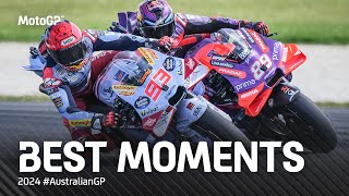 Best MotoGP™ Moments ⚔️  2024 AustralianGP [upl. by Lerad433]