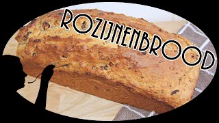 Rozijnenbrood  Krentenbrood  recept en ingrediënten [upl. by Ahsikit]