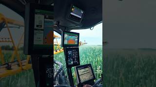 Hagie STS12 spraying fungicide johndeere hagie corn silage autopath [upl. by Thomasin]