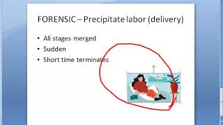 Forensic 180 a Precipitate labor delivery woman infanticide grand multipara [upl. by Yeroc]