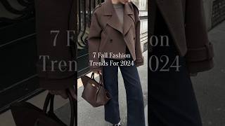 7 Fall Fashion Trends for 2024 [upl. by Helse489]