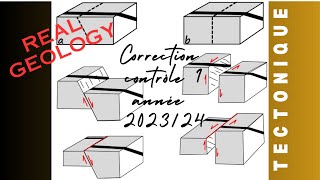 Correction contrôle 1 année 202324 Tectonique analytique [upl. by Yeltrab536]