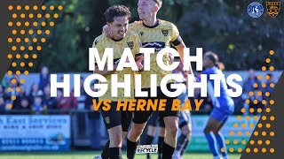 Herne Bay Vs Maidstone United 280924 [upl. by Yrannav]