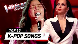 Incredible KPOP songs on The Voice 🤩 [upl. by Akirdnas152]