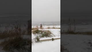 Schnee an der Nordsee [upl. by Swayder]