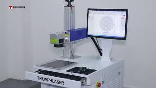 Triumph Desktop Fiber Laser Marking Machine Laser Engraving Metal [upl. by Thissa411]