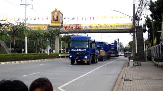 Silamas transport THAILAND Inland transport for wangnoi power plant [upl. by Mark]