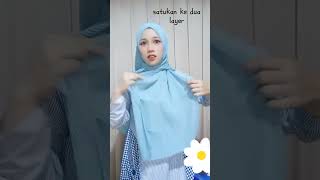 Tutorial pashmina plisket tutorialhijab pashminaplisket hijabstyle [upl. by Anej229]